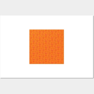 Orange Snake Pattern Posters and Art